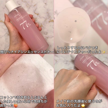 桃77%ナイアシンエッセンストナー 250ml/Anua/化粧水を使ったクチコミ(2枚目)