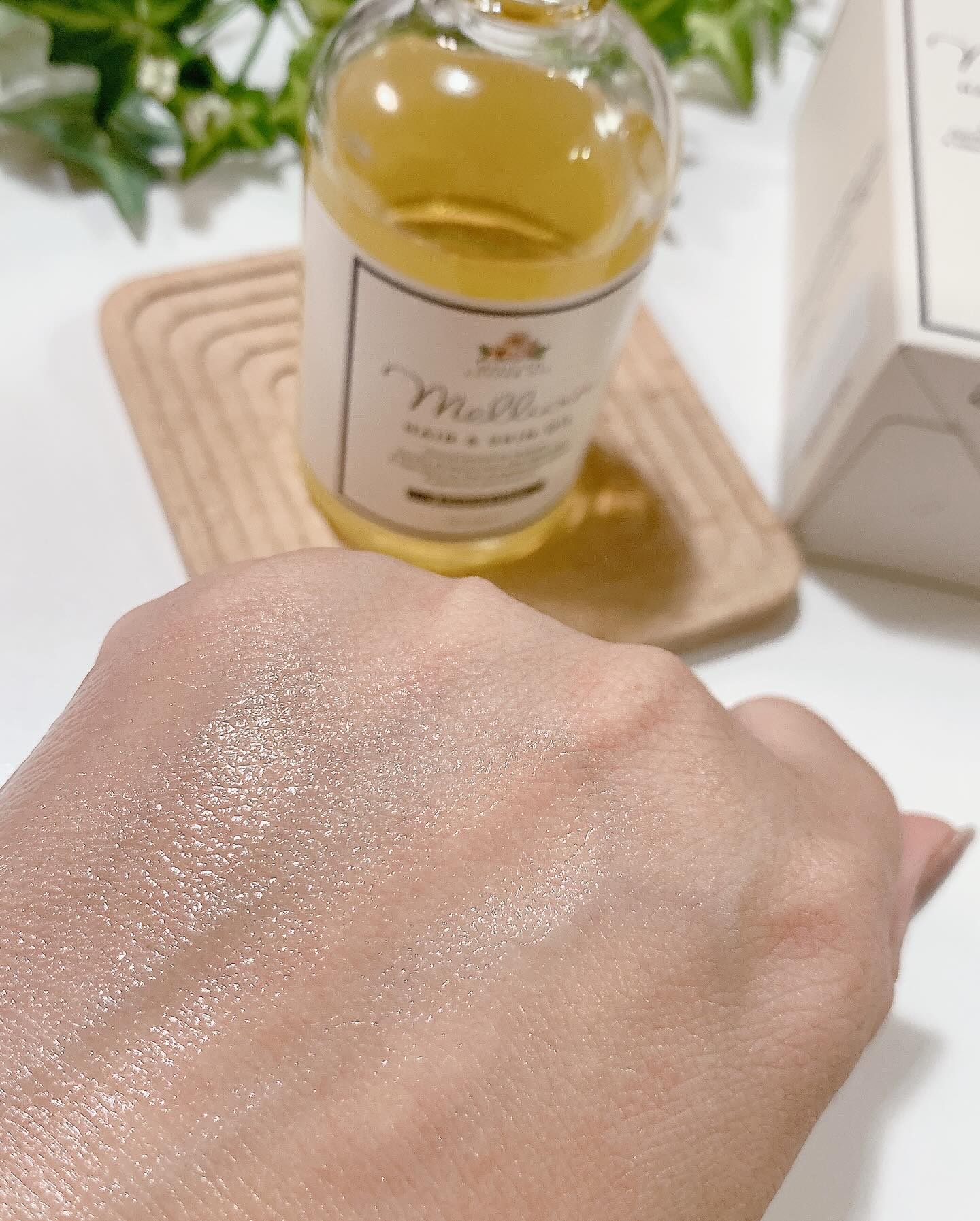 ラスターオイル/mellian/ボディオイルを使ったクチコミ（2枚目）