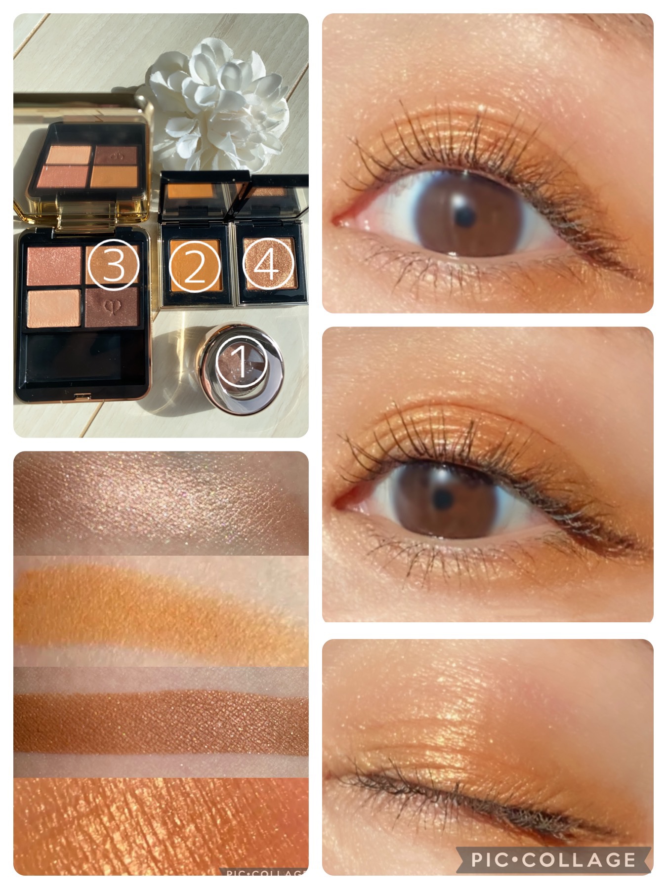 オンブルクルールクアドリ/クレ・ド・ポー ボーテ/アイシャドウパレットを使ったクチコミ（2枚目）