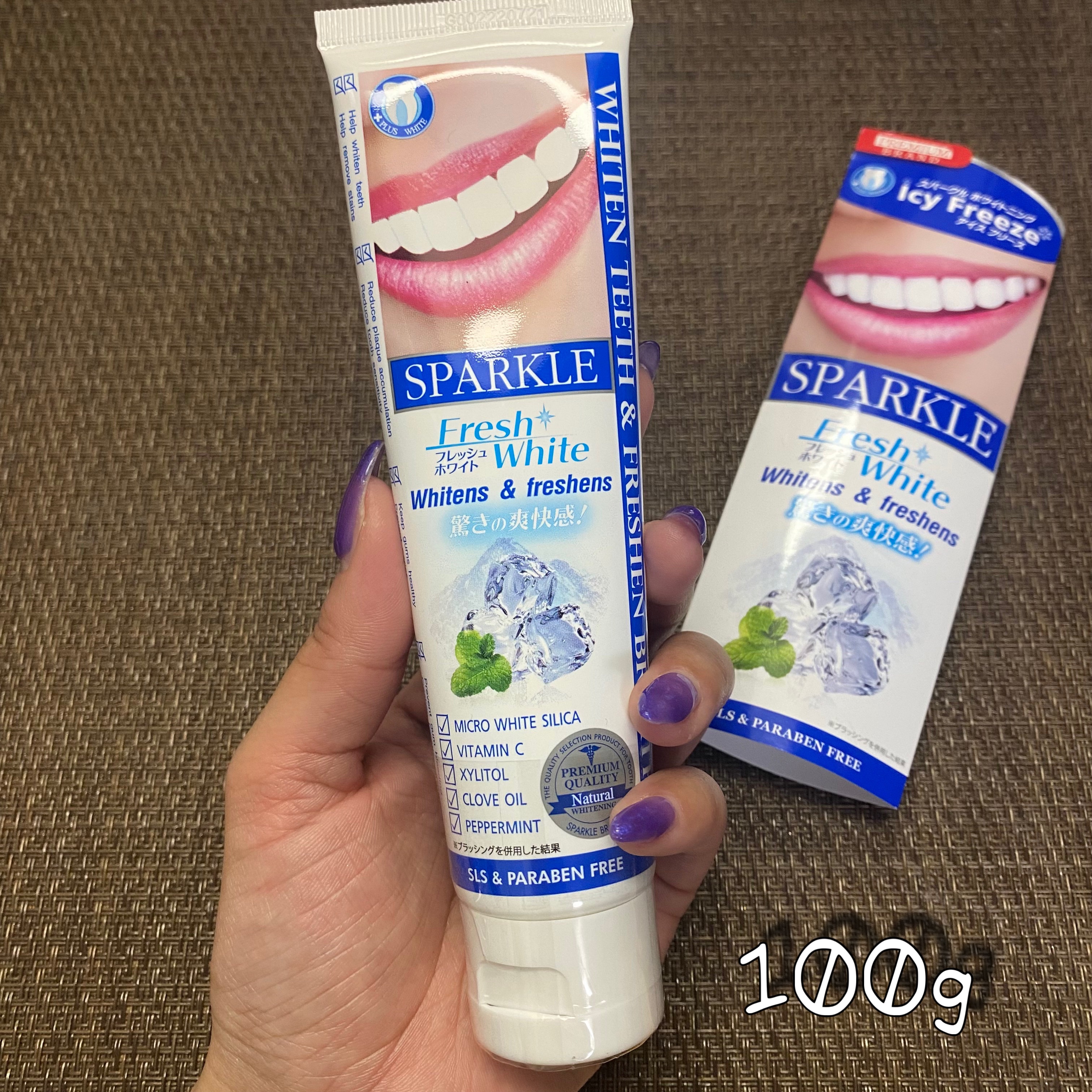 スパークル フレッシュホワイト/SPARKLE/歯磨き粉を使ったクチコミ（2枚目）