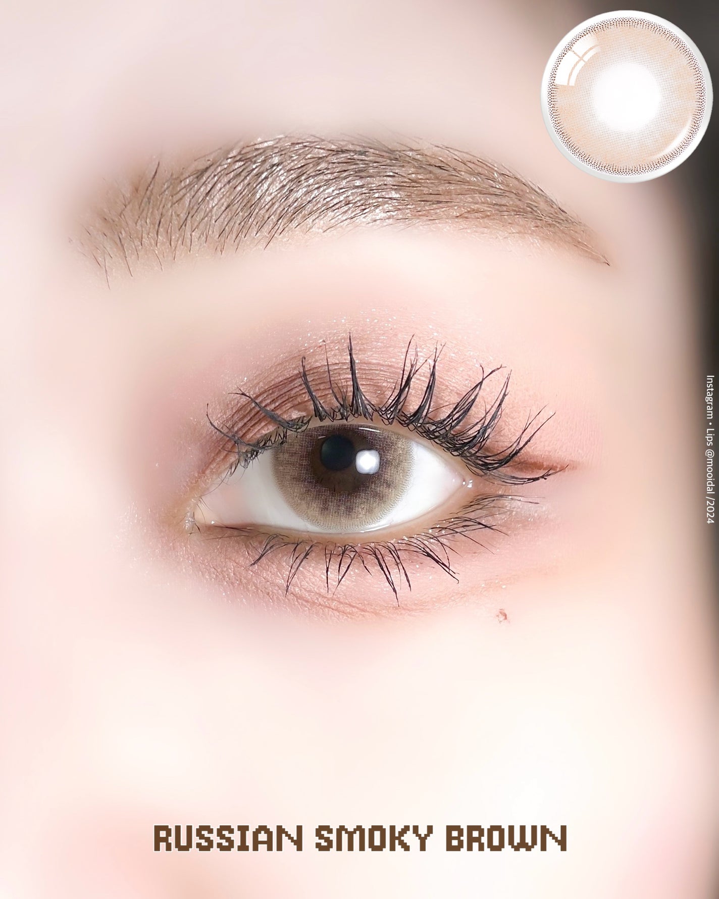 ロシアンスモーキー/OLENS/カラーコンタクトレンズを使ったクチコミ(6枚目)