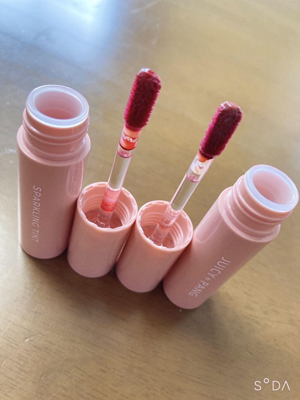 アピュー ジューシーパン スパークリングティント/A’pieu/口紅を使ったクチコミ（1枚目）