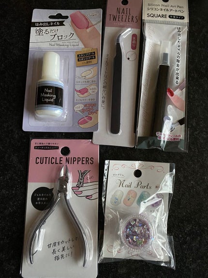 ネイルマスキングリキッド/セリア/ネイル用品を使ったクチコミ(2枚目)