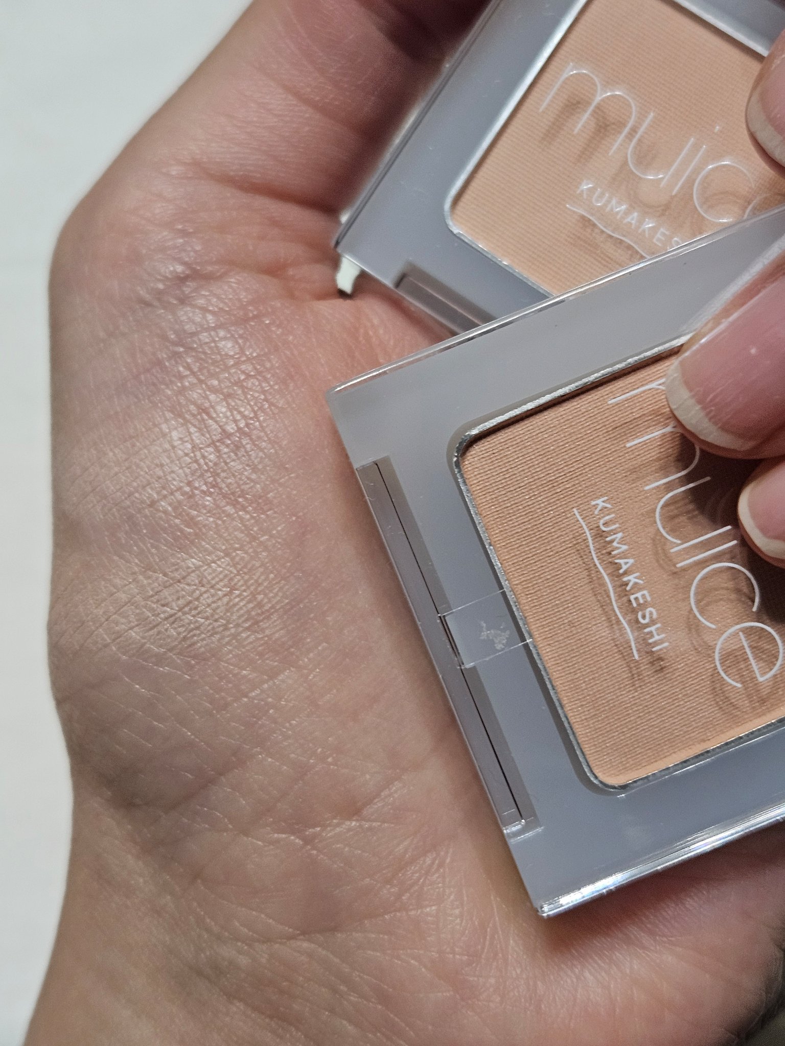 クマメンテパウダー/muice/パウダーコンシーラーを使ったクチコミ（3枚目）