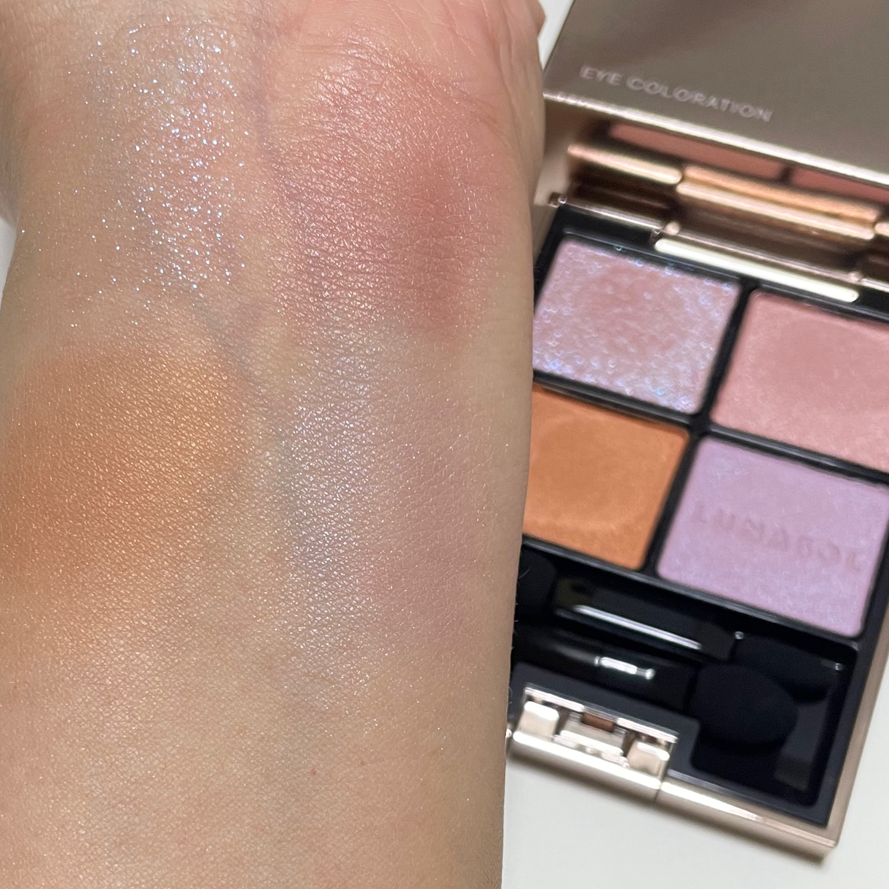 アイカラーレーション/LUNASOL/アイシャドウパレットを使ったクチコミ（3枚目）