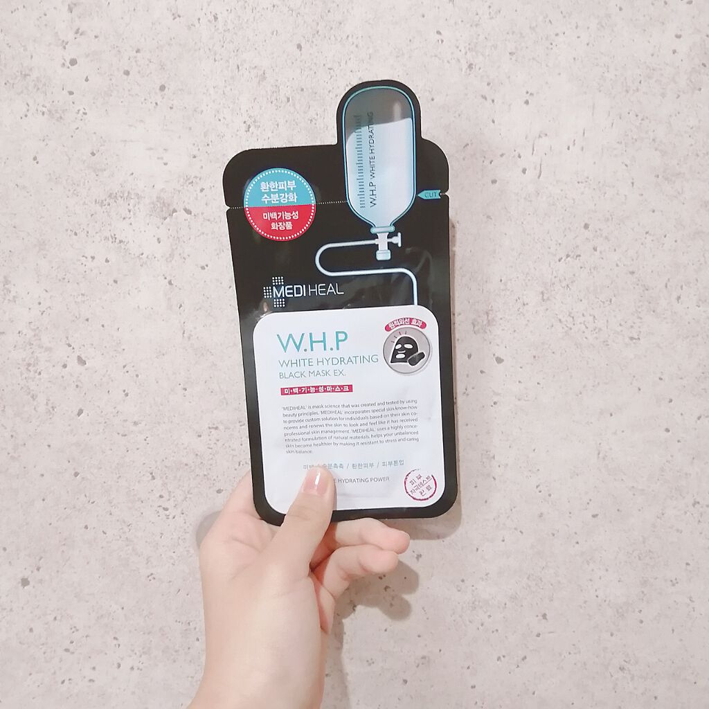 W.H.P ブラックマスク JEX/MEDIHEAL/シートマスク・パックを使ったクチコミ（1枚目）