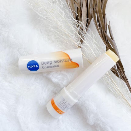 ニベア ディープモイスチャーリップ/ニベア/リップクリームを使ったクチコミ(3枚目)