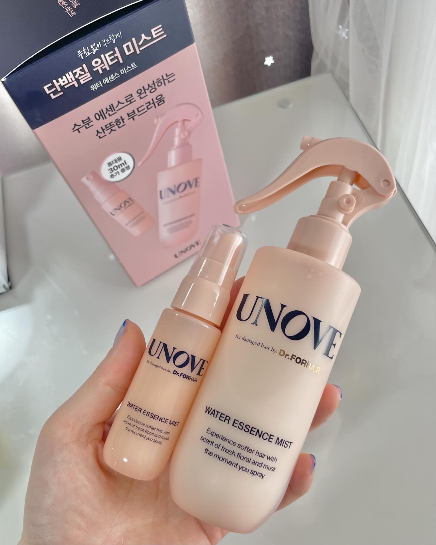 アノブ ウォーターエッセンスミスト/UNOVE/プレスタイリング・寝ぐせ直しを使ったクチコミ（3枚目）