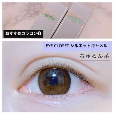 どすっぴんのお目目失礼します👁👃👁


お気に入りのカラコンシリーズそのいち💁‍♀️


eye closet マンスリー
カラー：シルエットキャメル
DIA：14.5mm
着色直径：13.8mm
BC