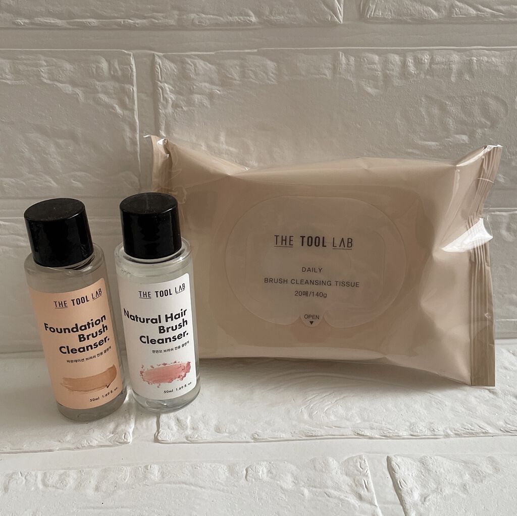 ブラシクレンジングシート/THE TOOL LAB/その他化粧小物を使ったクチコミ(1枚目)