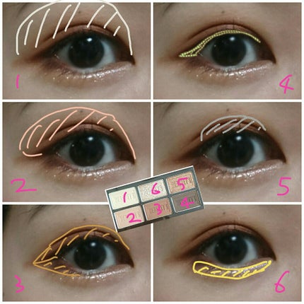 ハーシー プレイカラーアイズミニ/ETUDE/アイシャドウパレットを使ったクチコミ(3枚目)