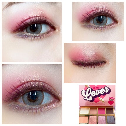 ビー マイ ラヴァ― ミニ アイシャドウ パレット/Too Faced/アイシャドウパレットを使ったクチコミ(3枚目)