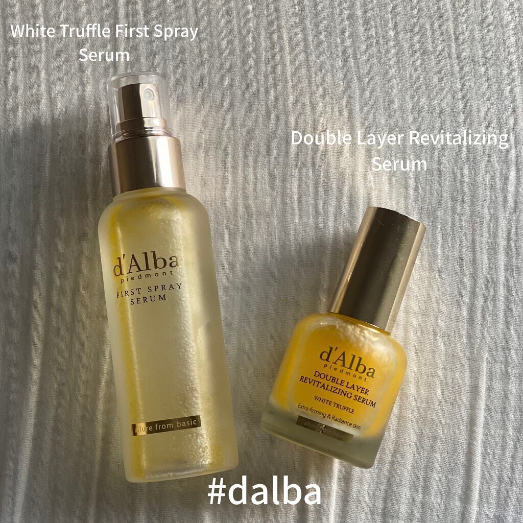 ダルバ ホワイトトリュフファーストスプレーセラム/ダルバ/ミスト状化粧水を使ったクチコミ(1枚目)
