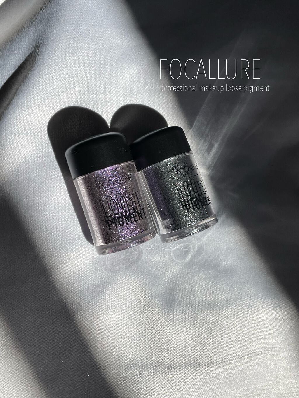 Glitter Loose Powder Make up Brighten Pigment Metallic Shimeer eye shadow/FOCALLURE/単色アイシャドウを使ったクチコミ(1枚目)