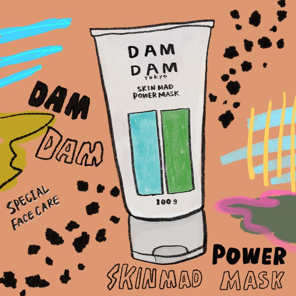 DAMDAM  スキンマッドパワーマスク/DAMDAM/洗い流すパック・マスクを使ったクチコミ（1枚目）