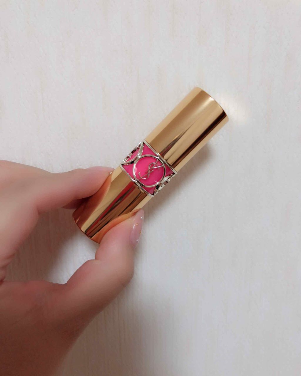 ルージュ ヴォリュプテ シャイン/YVES SAINT LAURENT BEAUTE/口紅を使ったクチコミ（1枚目）