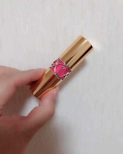 ルージュ ヴォリュプテ シャイン/YVES SAINT LAURENT BEAUTE/口紅を使ったクチコミ(1枚目)