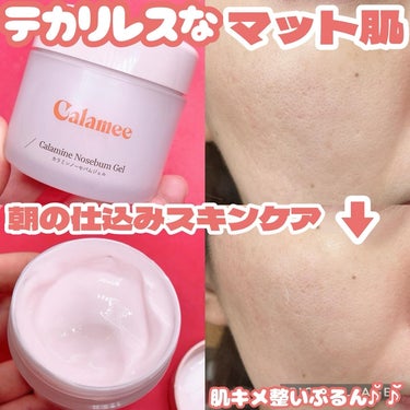 Calamee カラミンノーセバムジェルのクチコミ「朝の仕込みスキンケアでメイク崩れ防止🥰

こんにちは๑⃙⃘´༥`๑⃙⃘
🐢💚かめさんです🐢💚
.....」（1枚目）