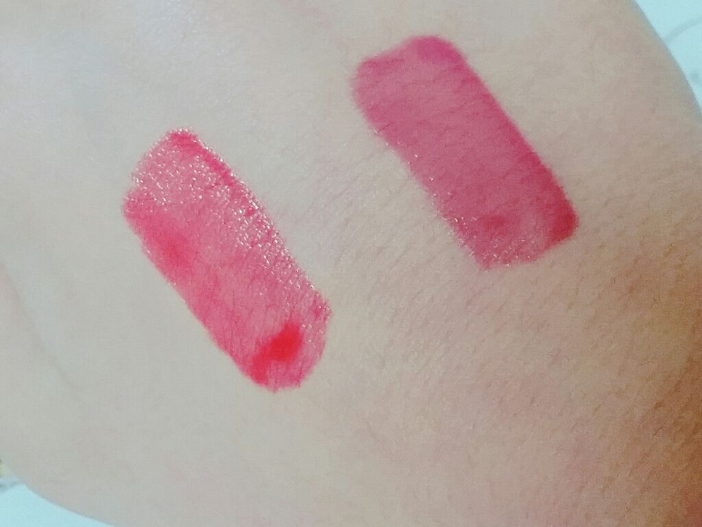 ディアダーリン ウォータージェルティント (アイスティント)/ETUDE/口紅を使ったクチコミ(2枚目)