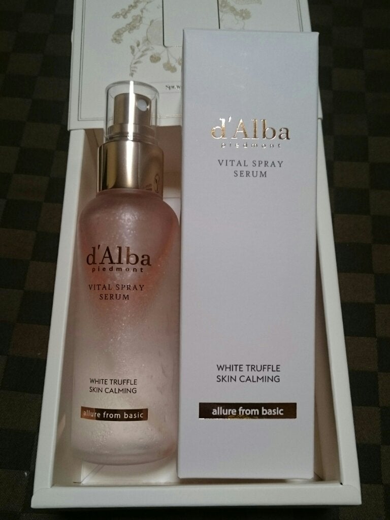 ダルバ ホワイトトリュフファーストスプレーセラム/ダルバ/ミスト状化粧水を使ったクチコミ(1枚目)