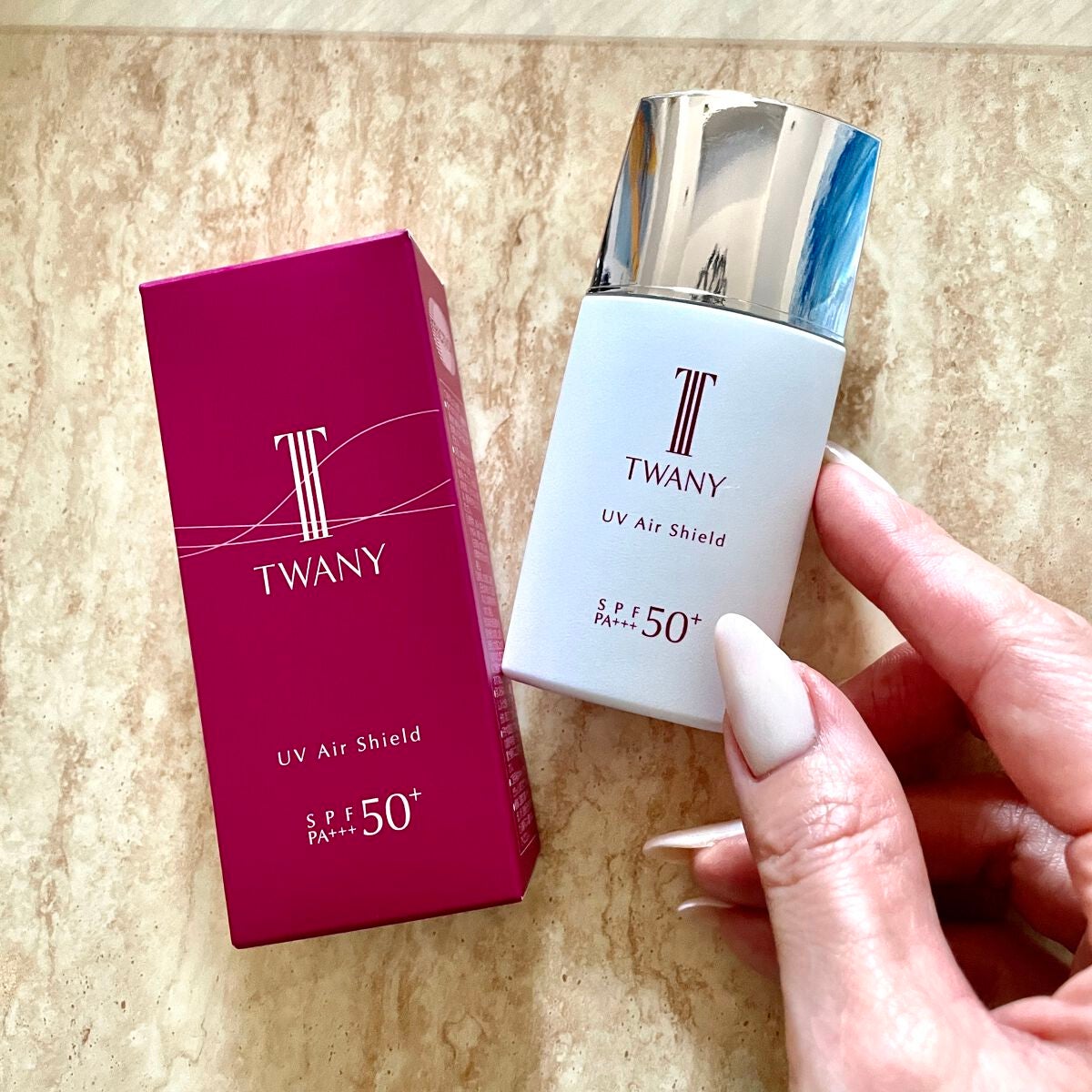 UVエアシールド/TWANY/日焼け止めミルクを使ったクチコミ(1枚目)