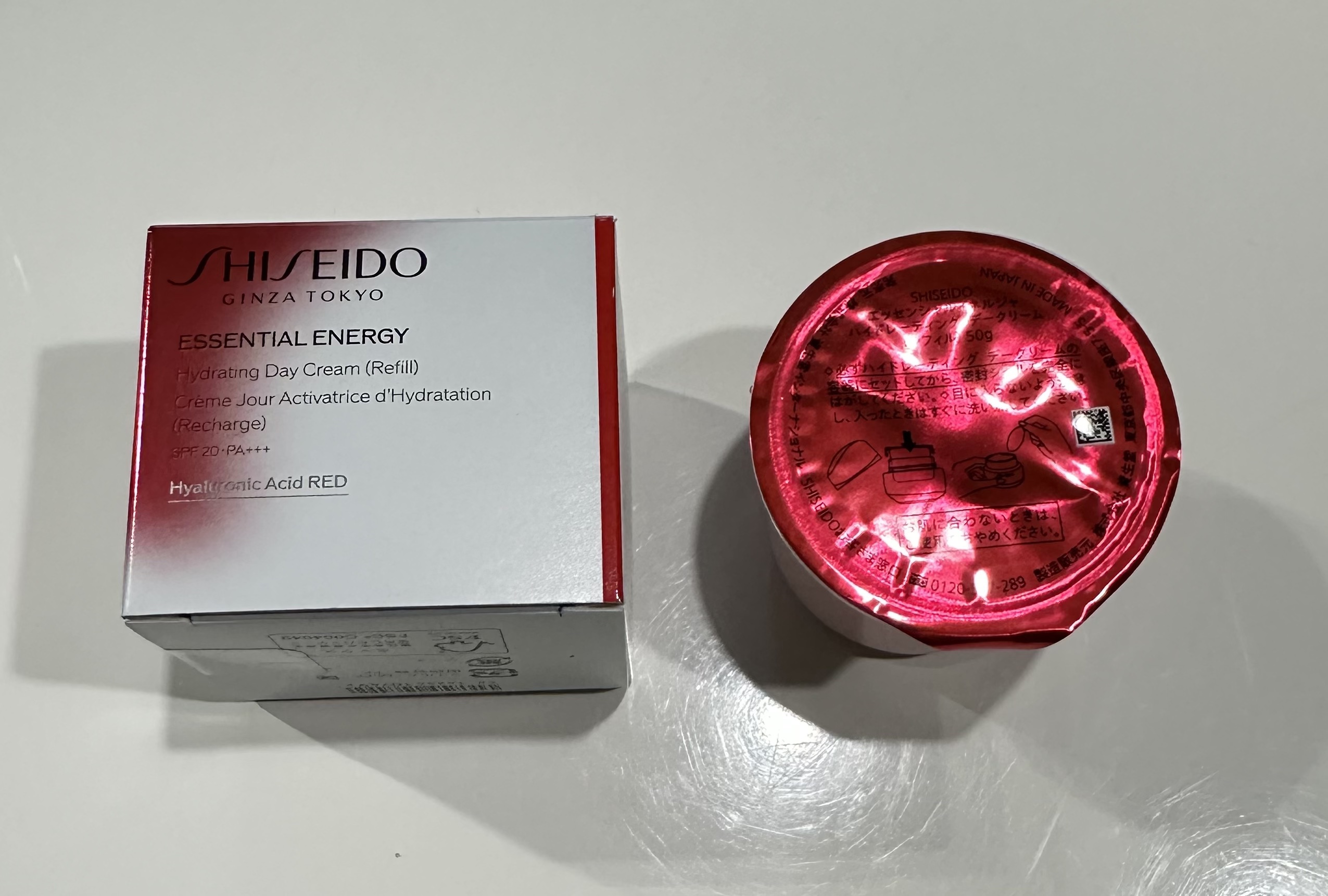 エッセンシャルイネルジャ ハイドレーティング デークリーム （レフィル）50g/SHISEIDO/フェイスクリームを使ったクチコミ（2枚目）