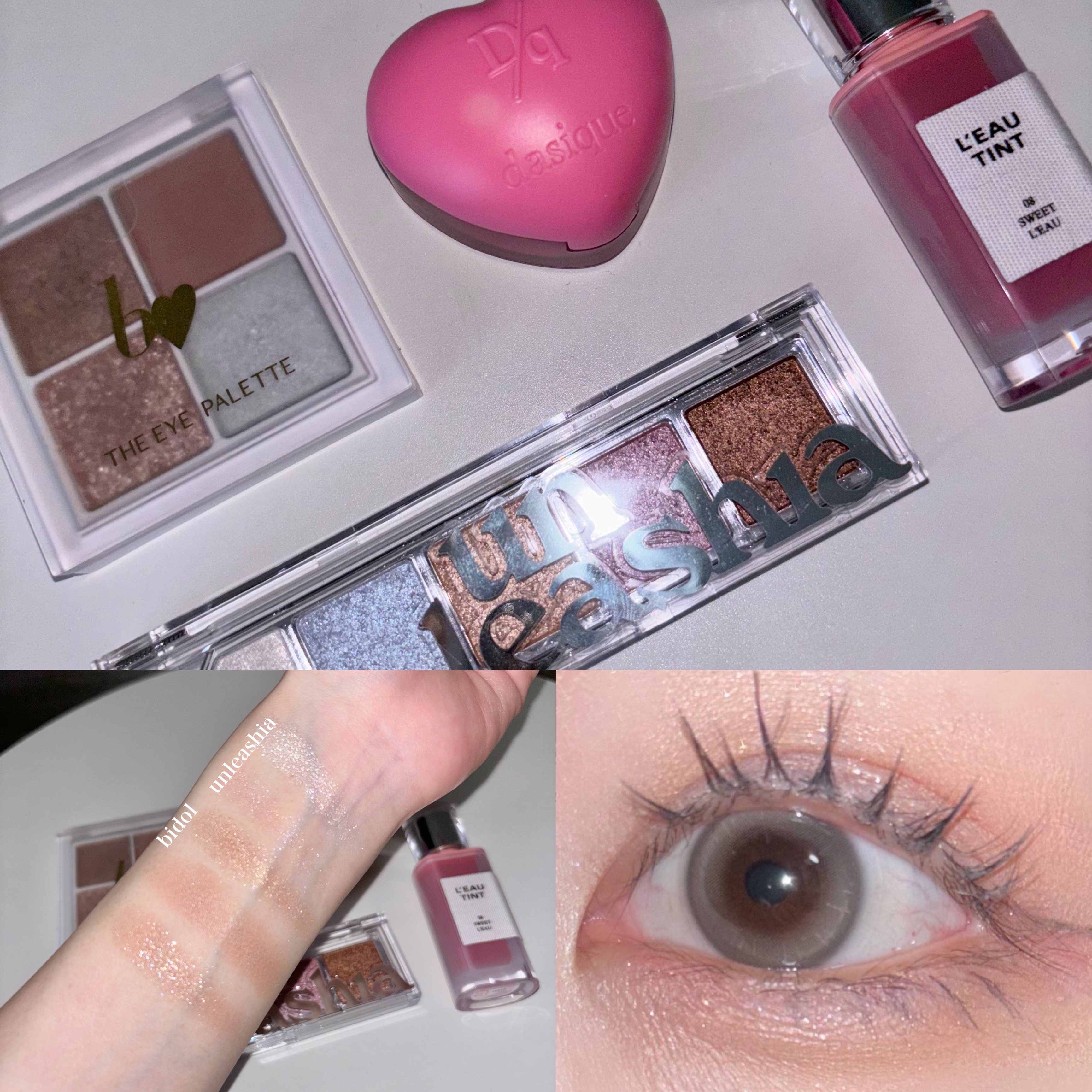 Mood Shower Face Palette/unleashia/パウダーハイライトを使ったクチコミ（1枚目）