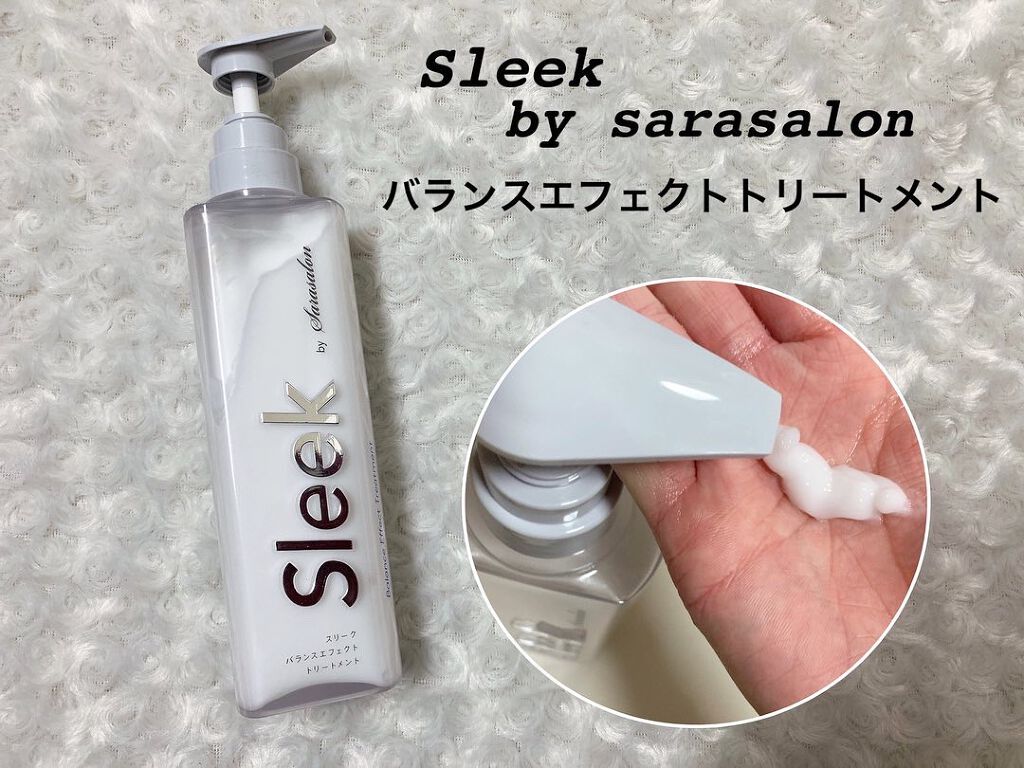 バランスエフェクトシャンプー／トリートメント/スリーク by サラサロン/市販シャンプーを使ったクチコミ（3枚目）