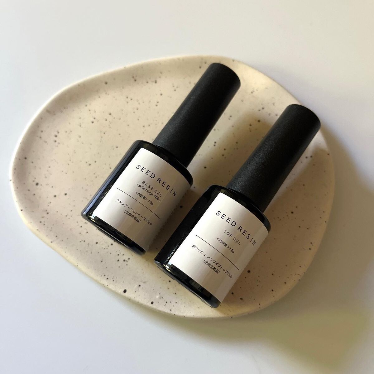 ノンワイプ トップジェル/SEED RESIN/ジェルネイルを使ったクチコミ（1枚目）