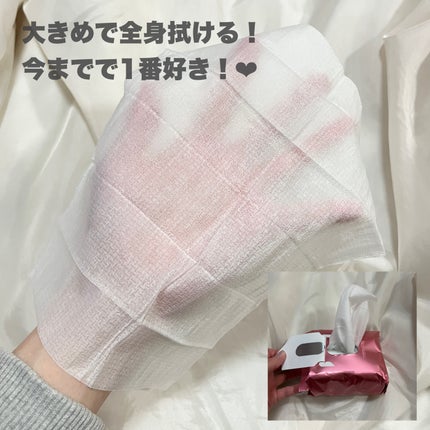 アイスデオドラント ボディペーパー フリーズピーチ <徳用タイプ> (医薬部外品)/ギャツビー/ボディシートを使ったクチコミ(3枚目)