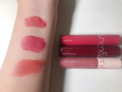 ジューシーラスティングティント/rom&nd/リップティントを使ったクチコミ(2枚目)