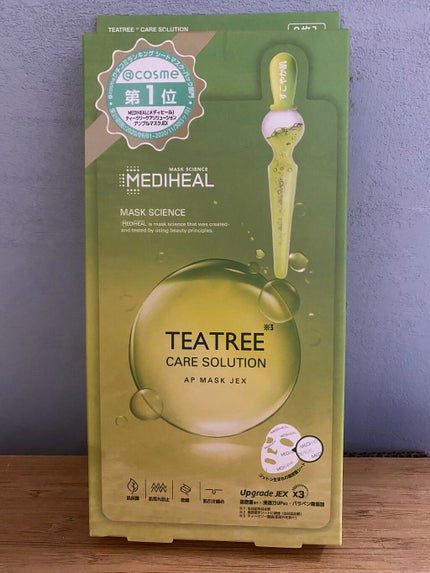 ティーツリーケアソリューション アンプルマスクJEX/MEDIHEAL/シートマスク・パックを使ったクチコミ(1枚目)