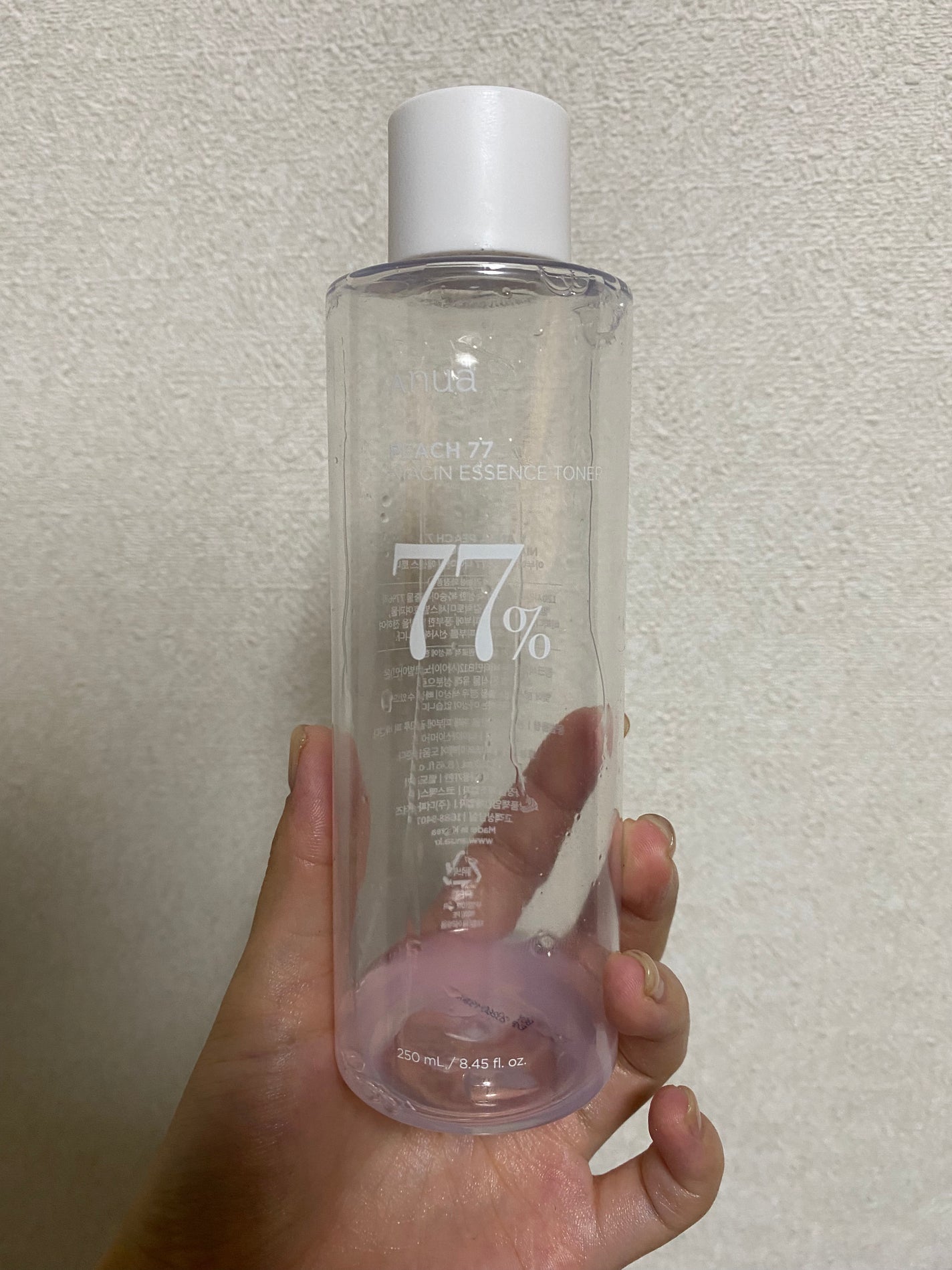 桃77%ナイアシンエッセンストナー 250ml/Anua/化粧水を使ったクチコミ(1枚目)