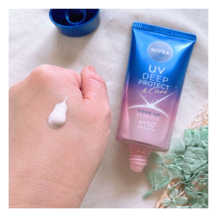 ニベアUV ディープ プロテクト&ケア トーンアップ エッセンス/ニベア/日焼け止めローションを使ったクチコミ(2枚目)