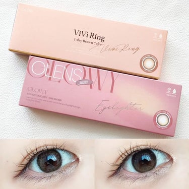 👑 POPLENS

橋本環奈ちゃん風カラコンのViVi Ring＆水光カラコンのEyelighter Glowyを着け比べ👀✨️
カラーはブラウンです🤎

どちらもワンデーカラコンで、Newjeans