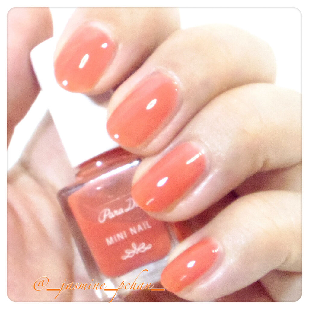 ミニネイル OR02 ポピーオレンジ/パラドゥ/マニキュアを使ったクチコミ（3枚目）