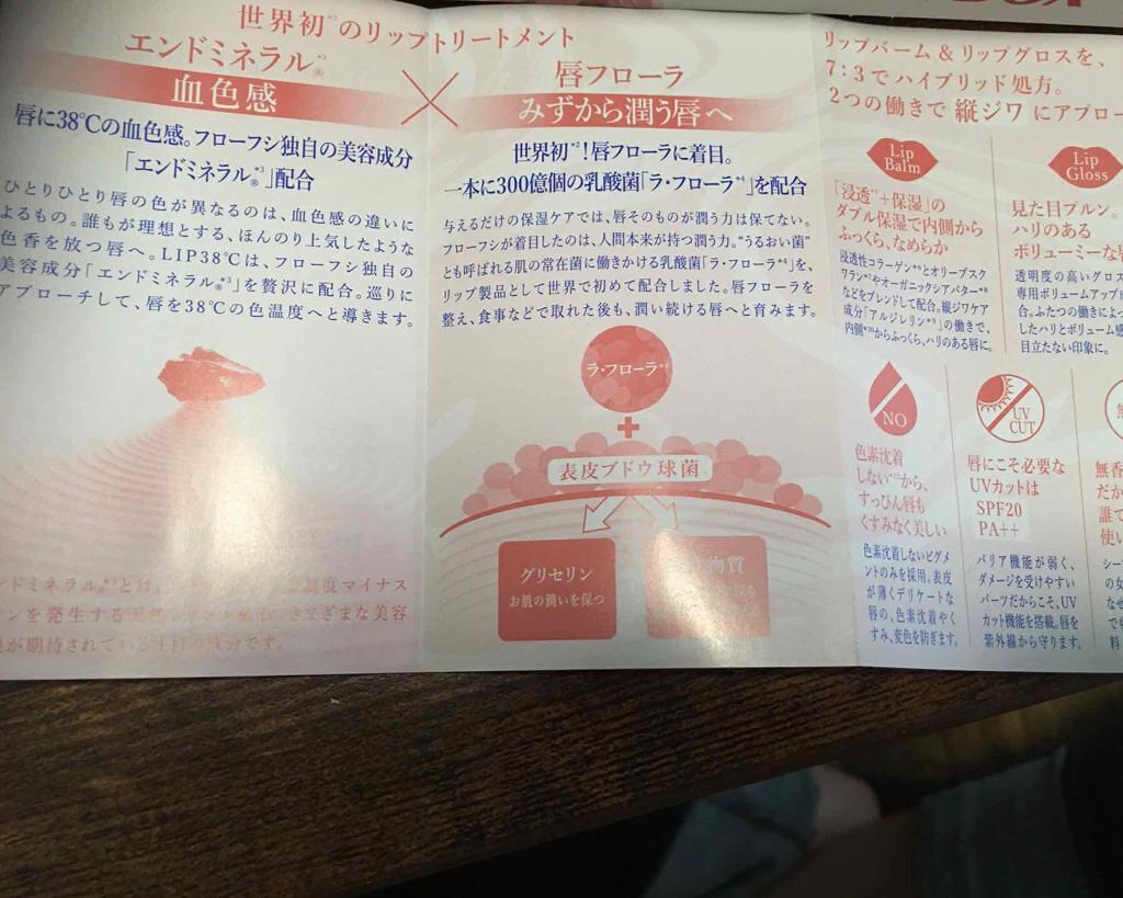 38°C / 99°F リップトリートメント (リップ美容液)/UZU BY FLOWFUSHI/リップケアを使ったクチコミ(4枚目)