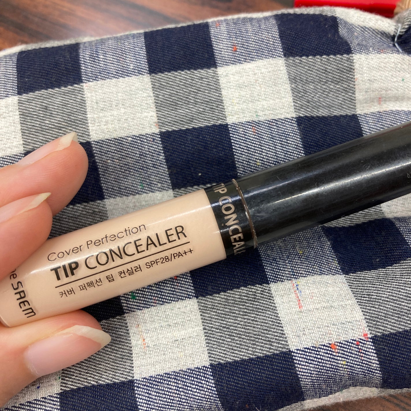 カバーパーフェクション チップコンシーラー/the SAEM/リキッドコンシーラーを使ったクチコミ(1枚目)