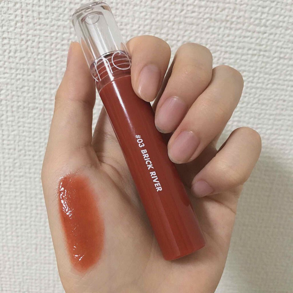 グラスティングウォーターティント/rom&nd/リップティントを使ったクチコミ（3枚目）