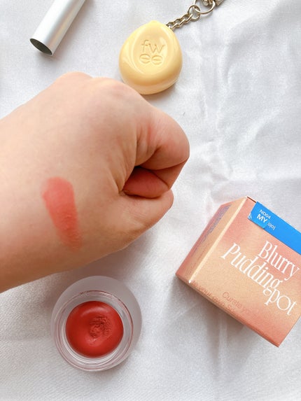 リップアンドチーク ブラーリープリンポット/fwee/口紅を使ったクチコミ(1枚目)