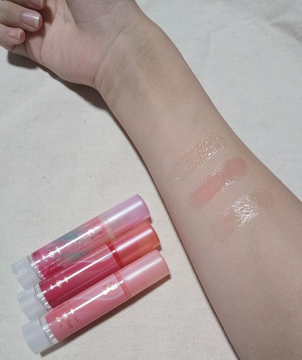 リップフォンデュ/メンソレータム/リップバームを使ったクチコミ（3枚目）