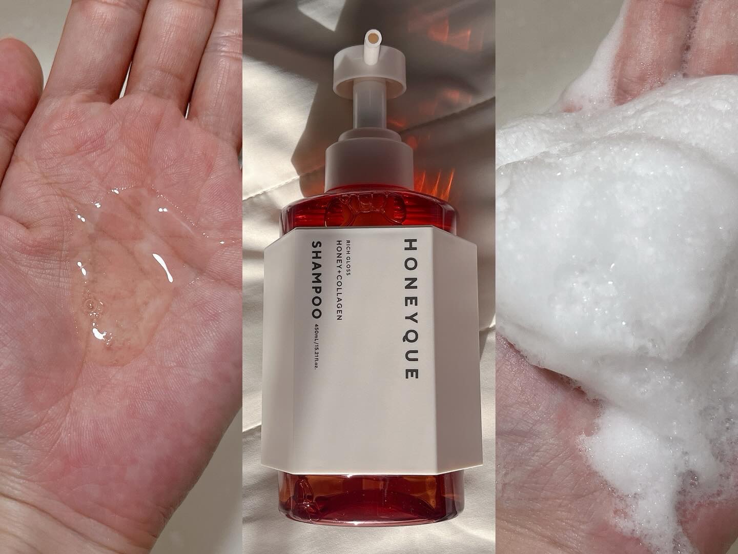 リッチグロス シャンプー シャイニー／ヘアトリートメント シャイニー/ハニーク/市販シャンプーを使ったクチコミ（2枚目）