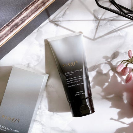 BLACK JELLY WASH(ブラックジェリーウォッシュ)/PLUEST/その他洗顔料を使ったクチコミ(1枚目)