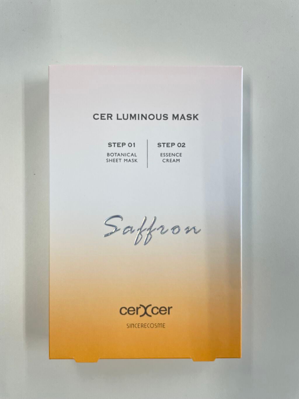 ルミナスマスク (ケアクリーム付き) /cerXcer/シートマスク・パックを使ったクチコミ(1枚目)