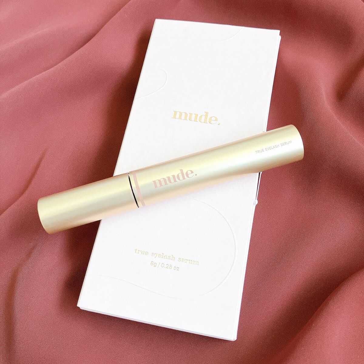 トゥルーアイラッシュセラム/mude./まつげ美容液を使ったクチコミ（1枚目）