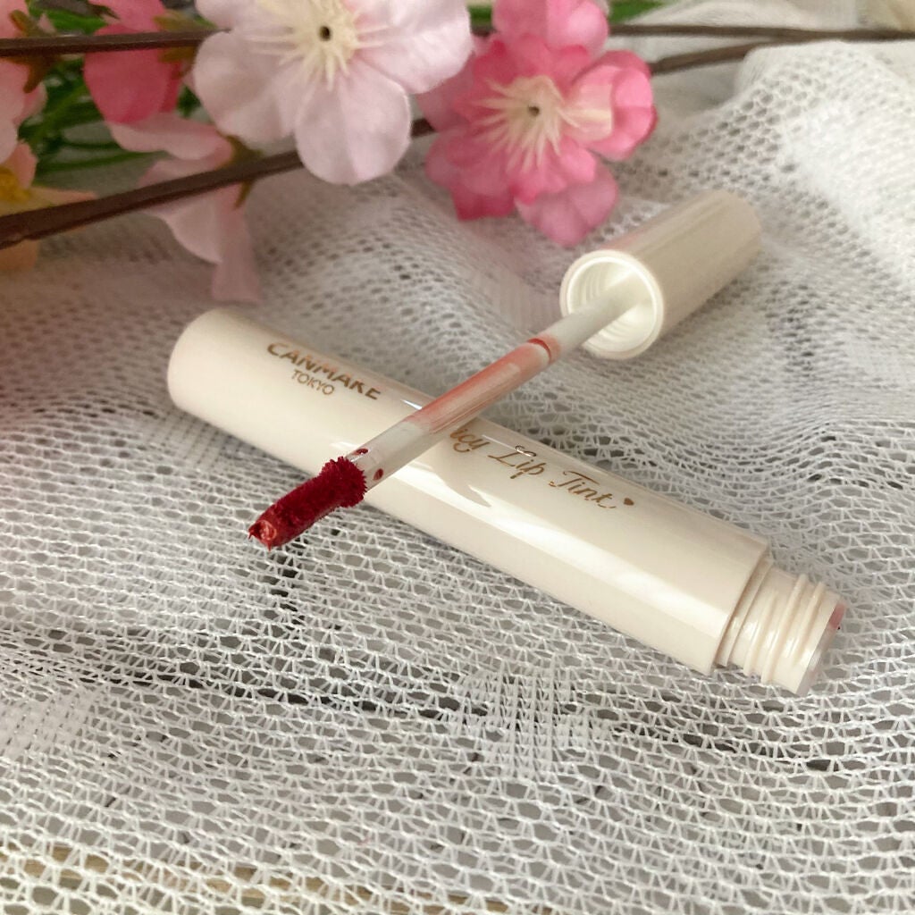 ジューシーリップティント/キャンメイク/口紅を使ったクチコミ(4枚目)