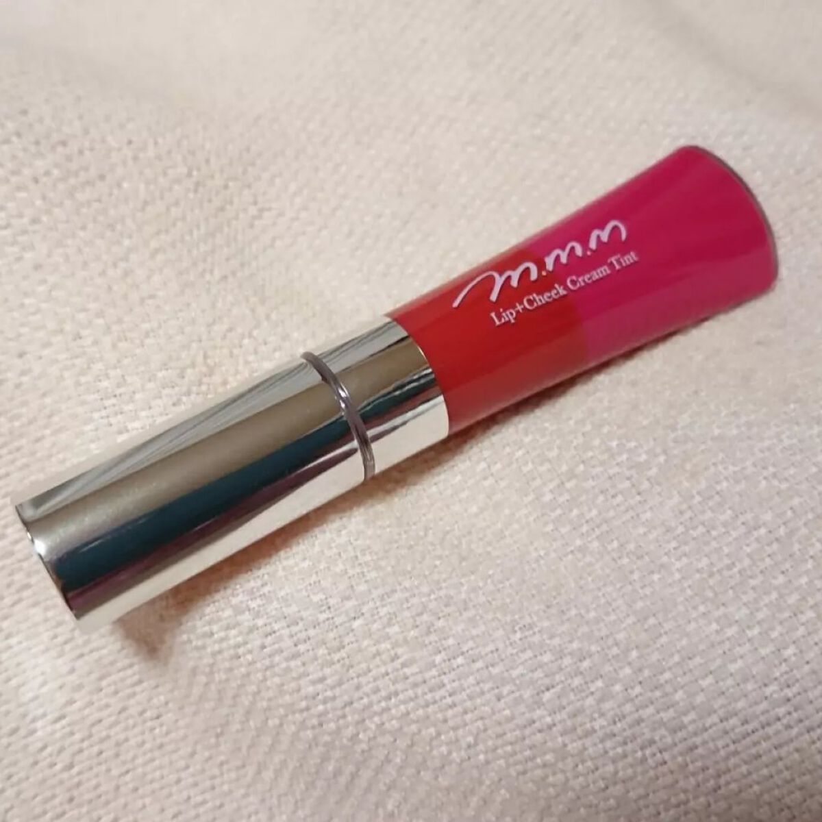 リップ＋チーク クリームティント/m.m.m/口紅を使ったクチコミ（1枚目）