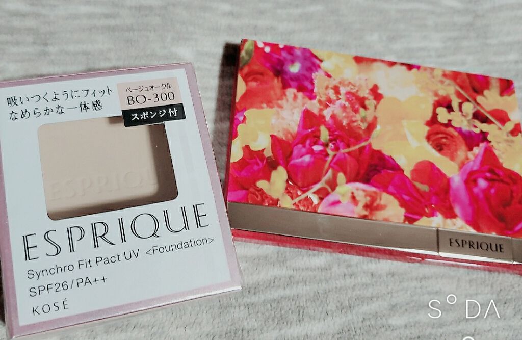 シンクロフィット パクト UV/ESPRIQUE/パウダーファンデーションを使ったクチコミ(1枚目)