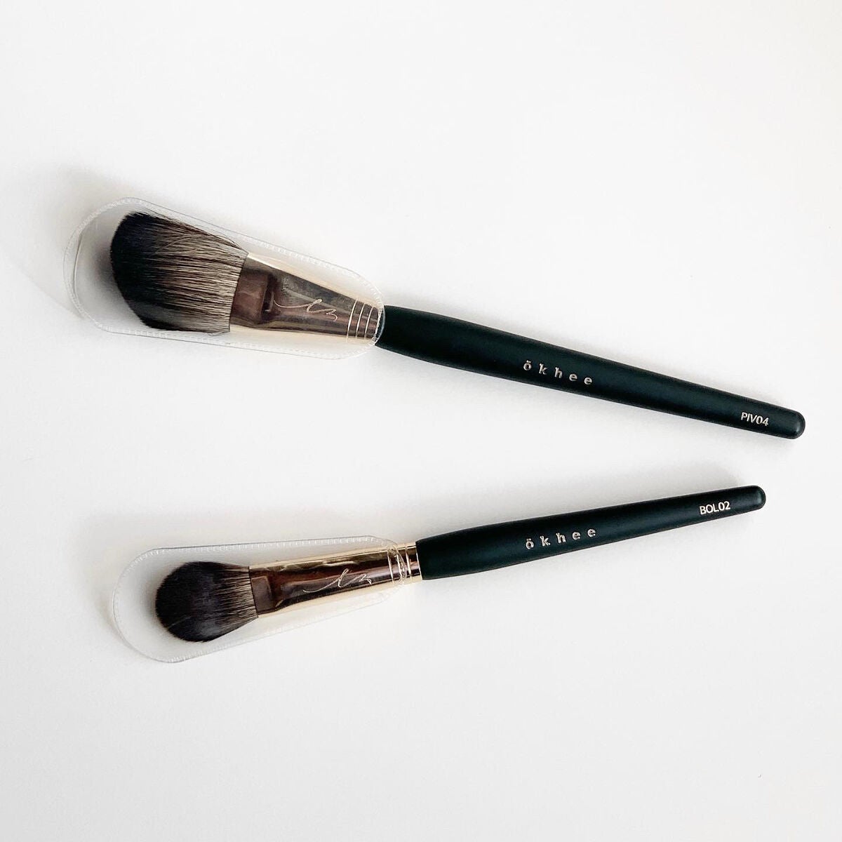 OKHEE ポイントチークブラシ/SOOA DOR/メイクブラシを使ったクチコミ(2枚目)