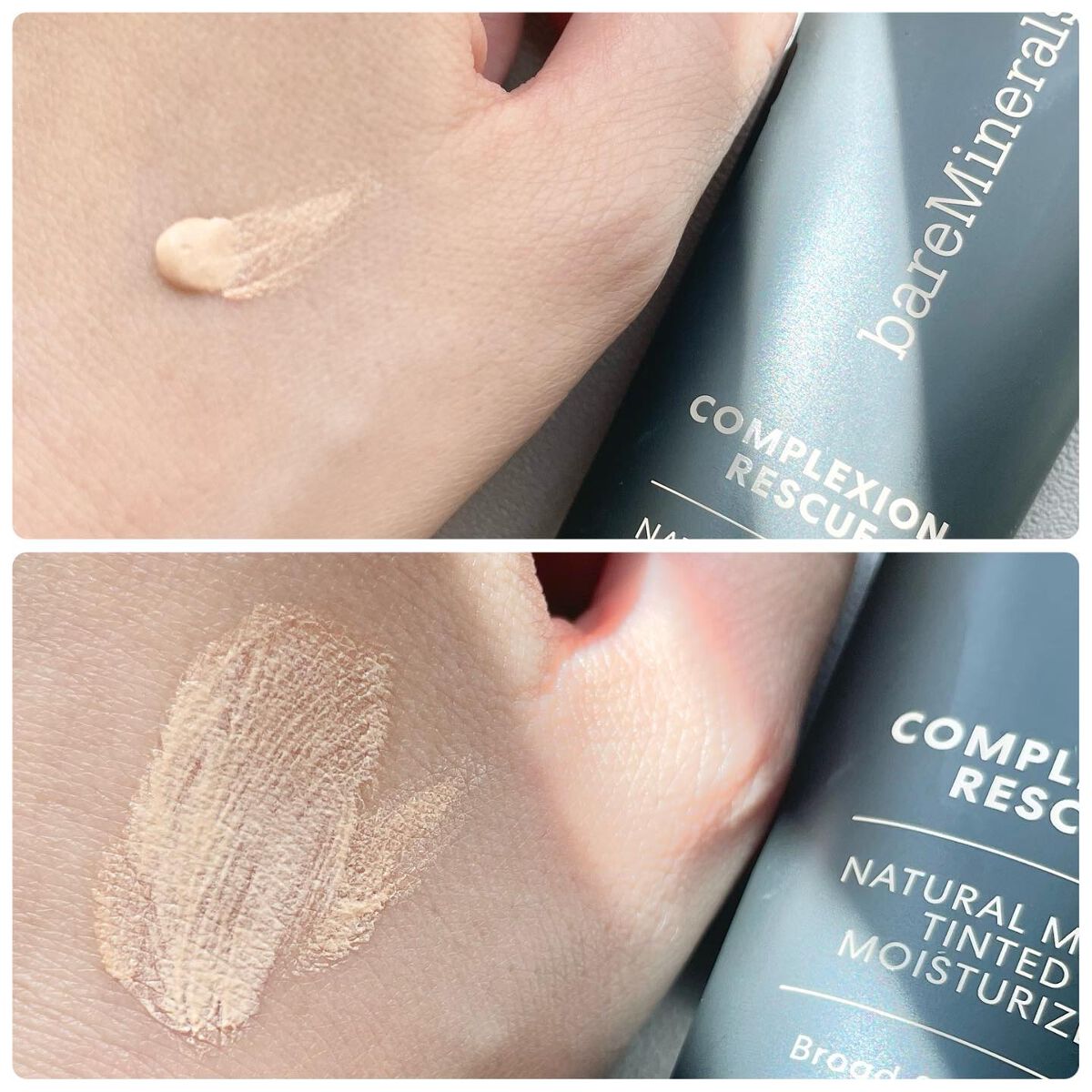 CR ナチュラル マット モイスチャライザー/bareMinerals/クリーム・エマルジョンファンデーションを使ったクチコミ（3枚目）